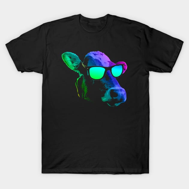 Cool Cow T-Shirt by Nerd_art